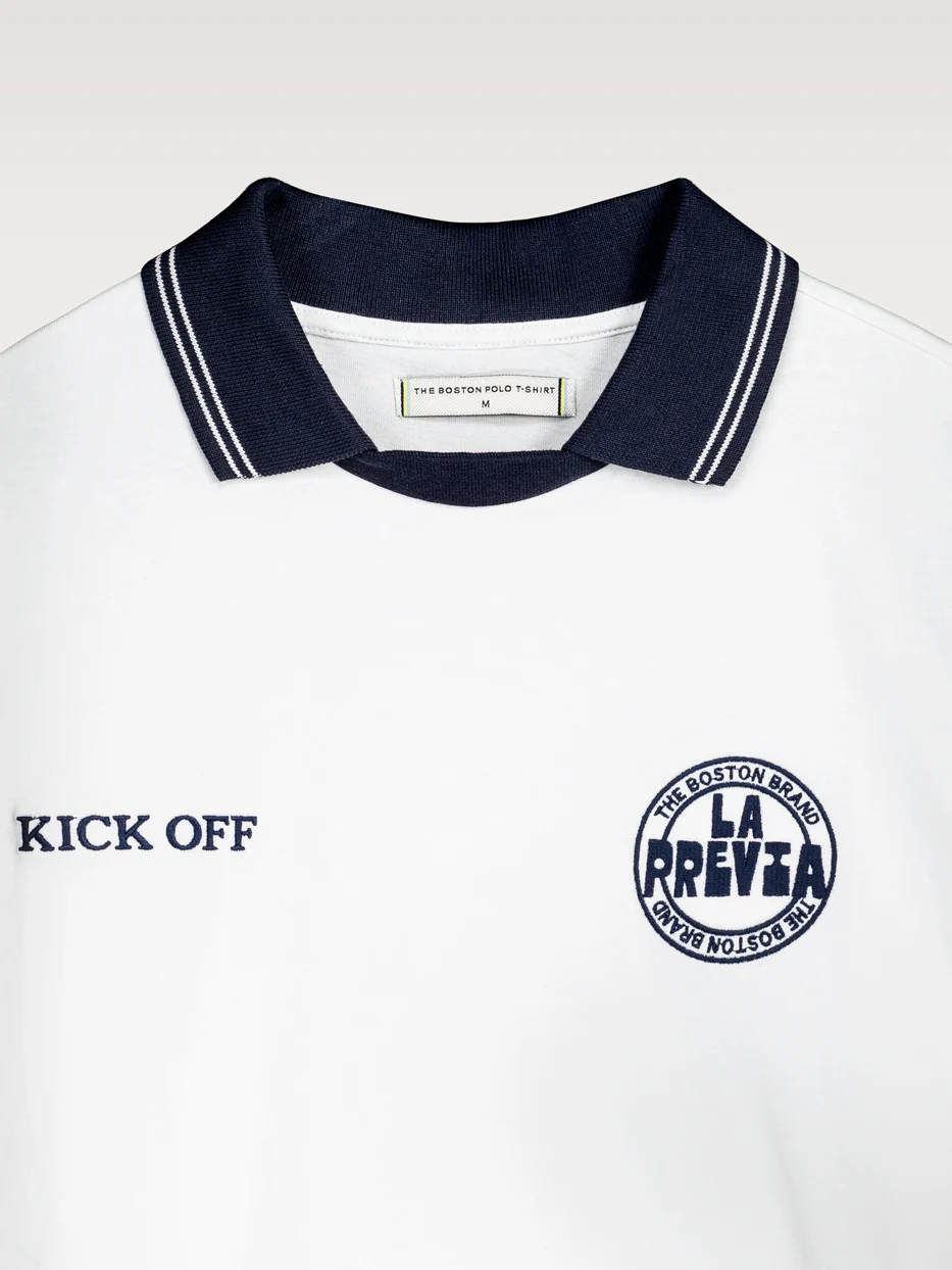 Polo retro bordado fútbol - Image 4