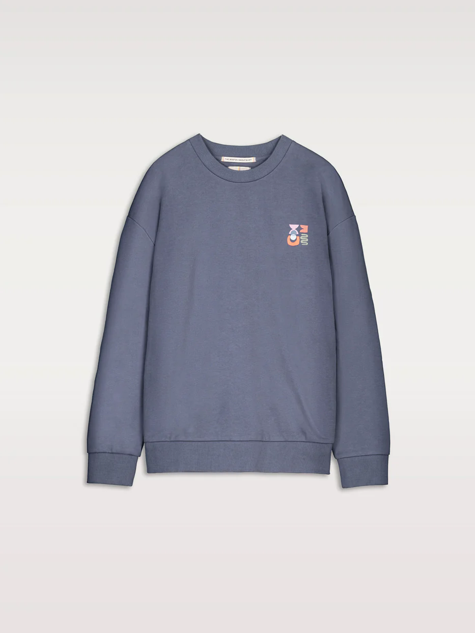 Sudadera oversize print abstracto